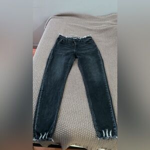 Black Kancan ankle skinny jeans